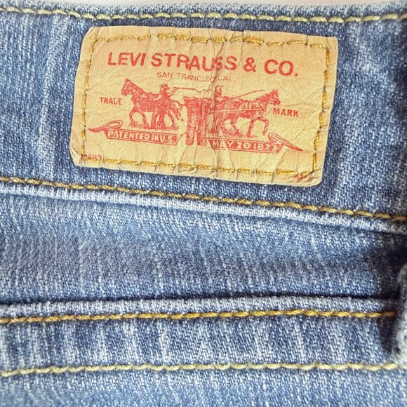VTG Levi’s Too Superlow 524 Jeans, Size 3 Medium, Y2K Low Rise Stretch Denim - Picture 6 of 7